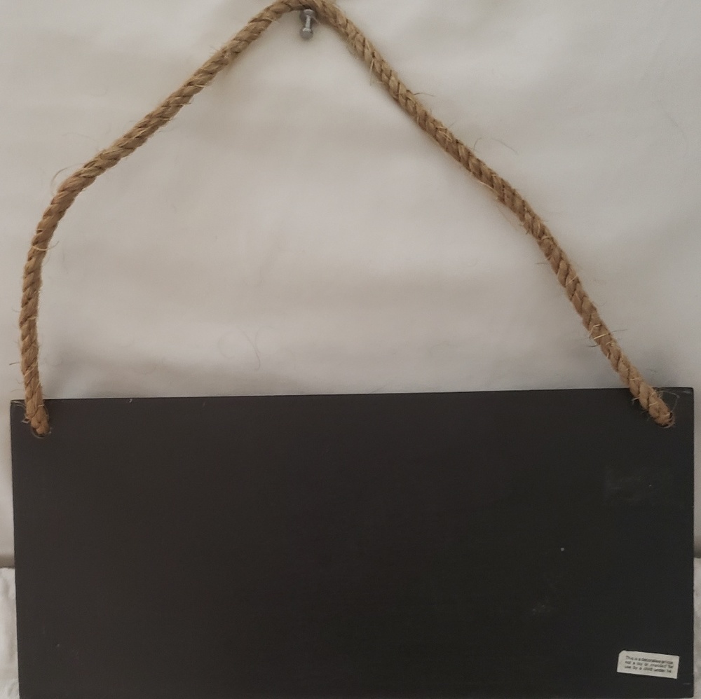Wooden Sign on a Rope Rustic - Picture 3 of 3